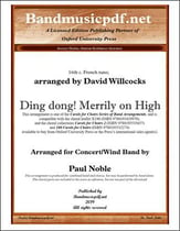 Ding dong! Merrily on high Concert Band sheet music cover